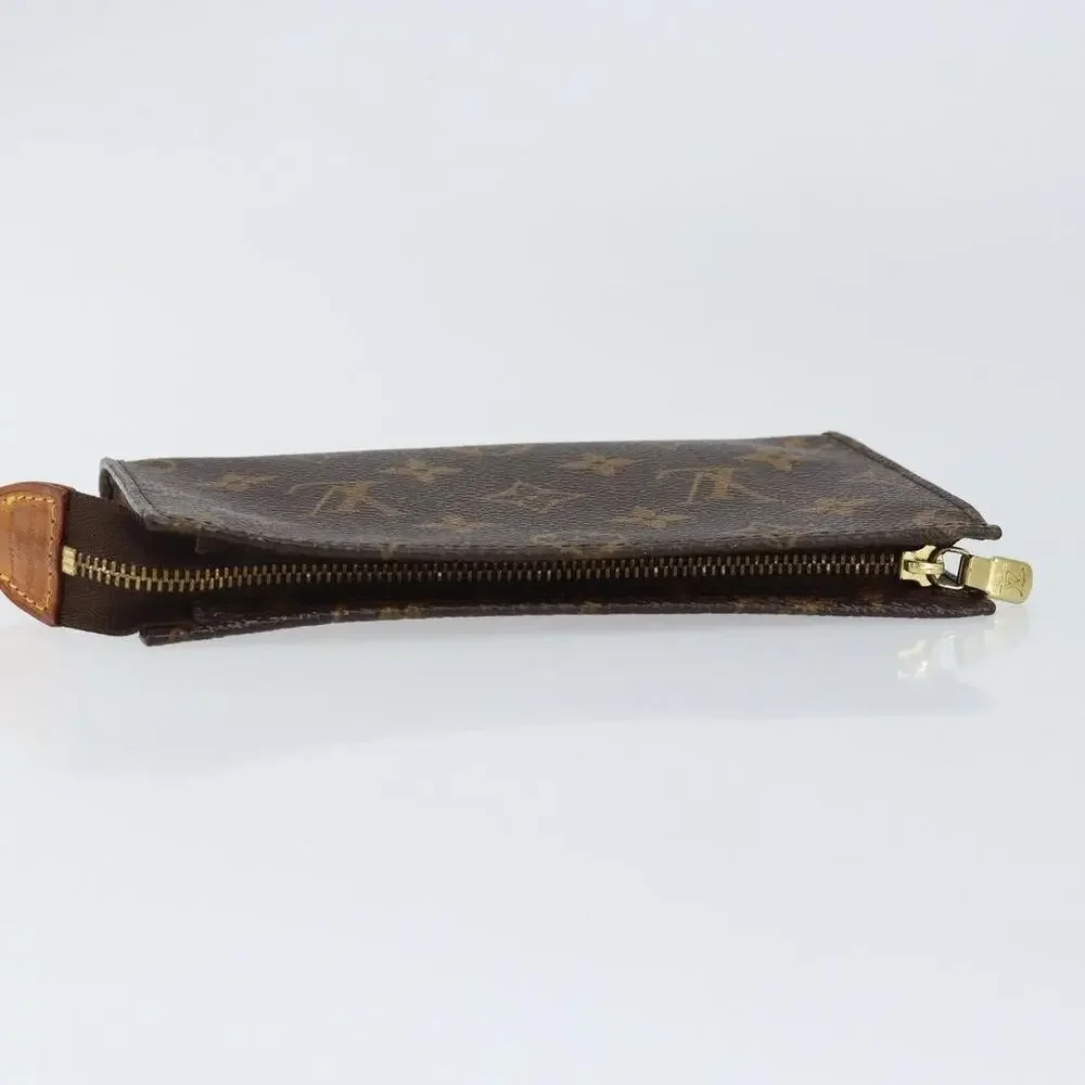 Louis Vuitton Monogram Bucket PM Accessory Pouch Brown